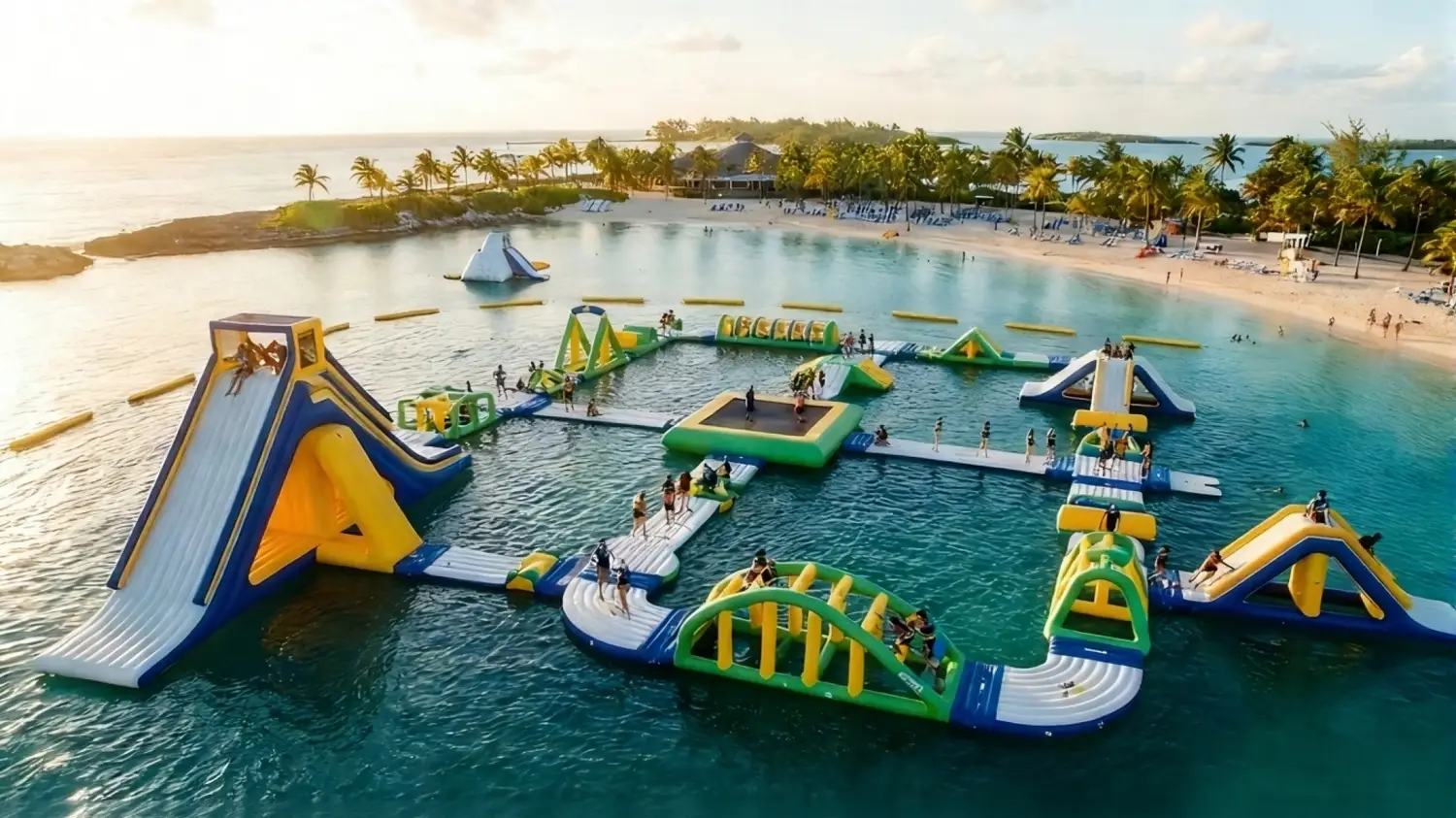 Inflatable Aqua Park Case in Asia