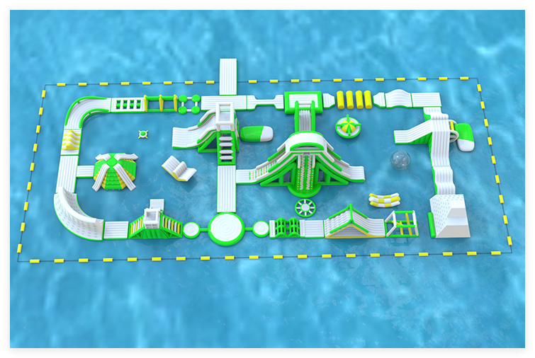 Custom Inflatable Water Park Design