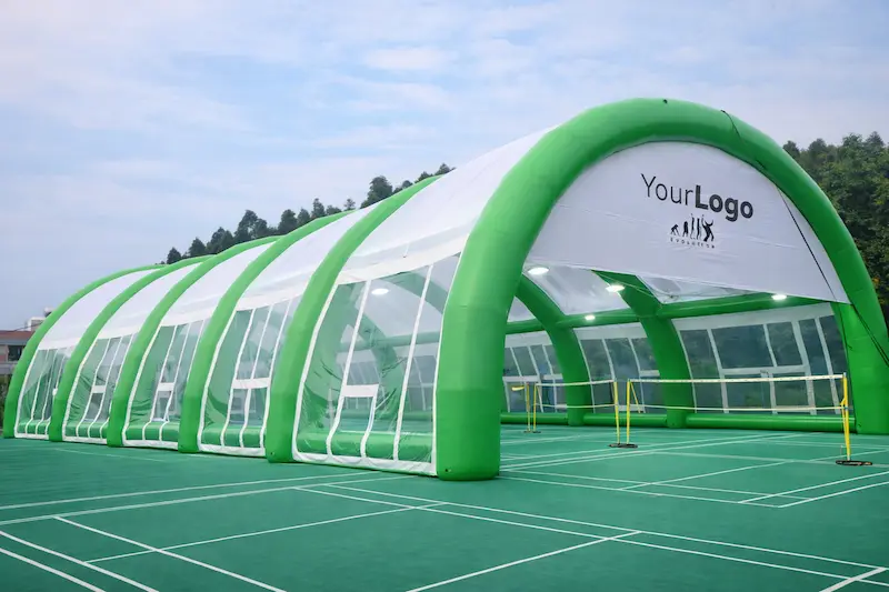 custom airtight inflatable tunnel tent for sport event