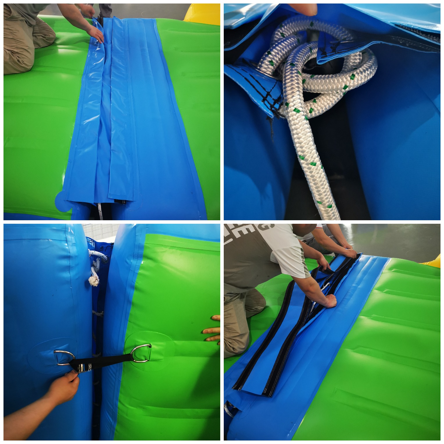 Connection System of Inflatable Water Park