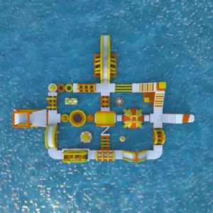 inflatable water obstacle course