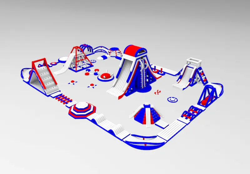 Floating Water Park – 44×32M Commercial Aqua Park B22-12 - Image 2