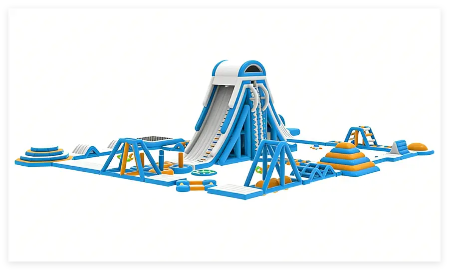 Commercial Inflatable Water Obstacle Course – Floating Aqua Park A7-99 - Image 4