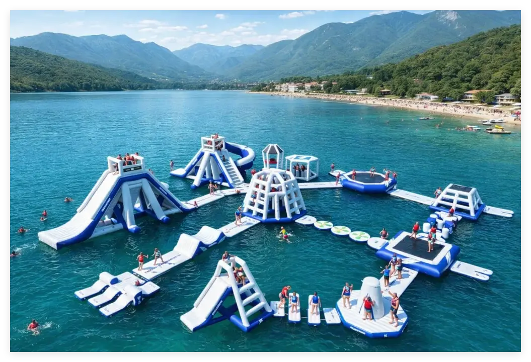 Lake Inflatable Water Park