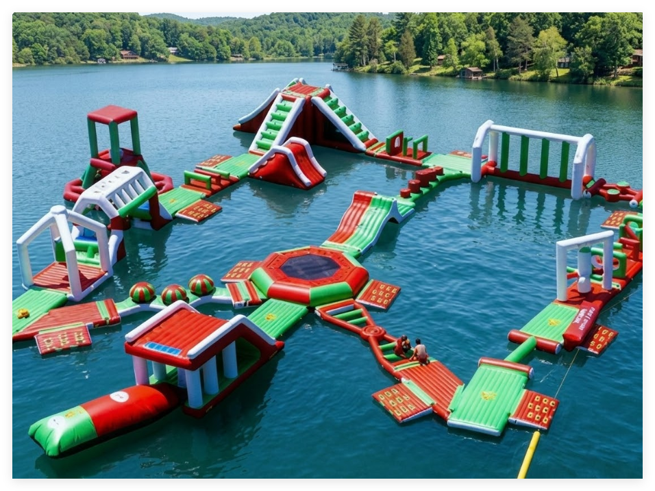 Lake Inflatable Water Park Project