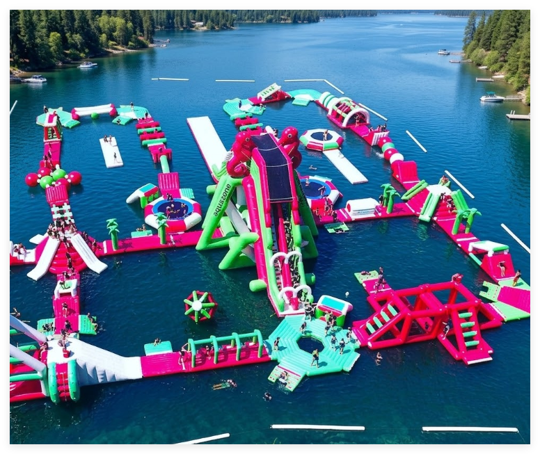 Lake Inflatable Water Park Project