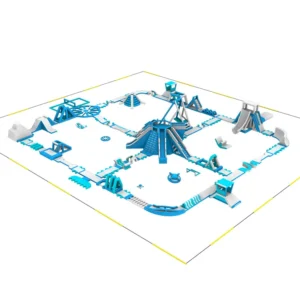 Big floating water park