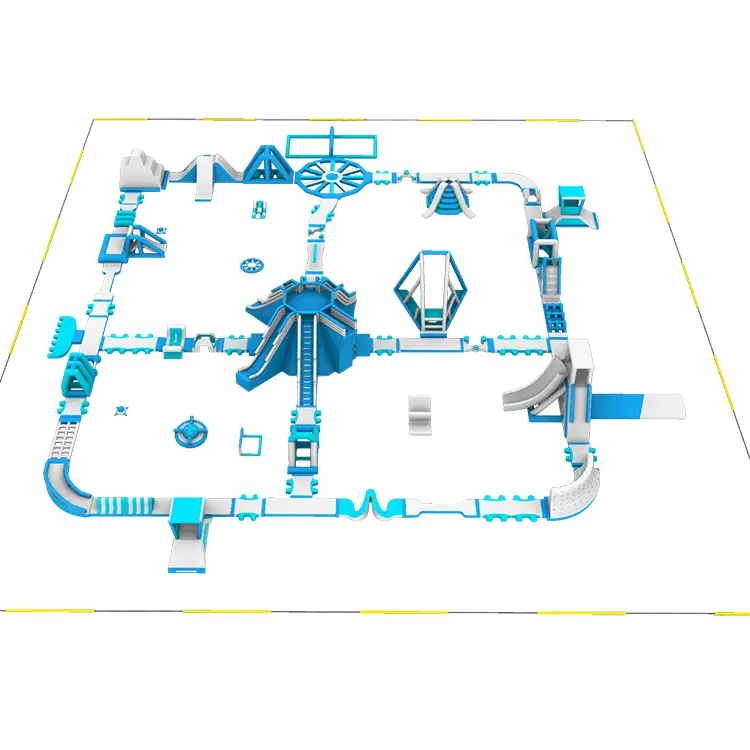 Large Commercial Inflatable Water Park – Giant Floating Aqua Park A24-23 - Image 5