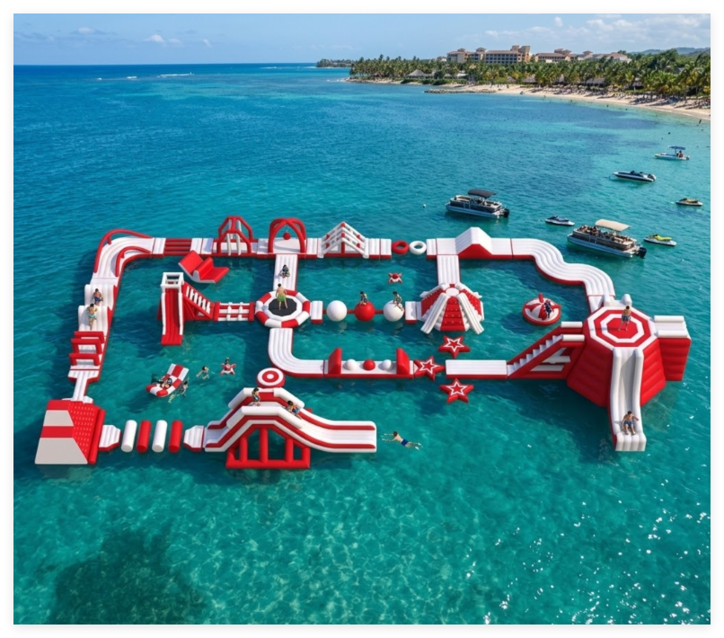 Custom Inflatable Products-inflatable water park