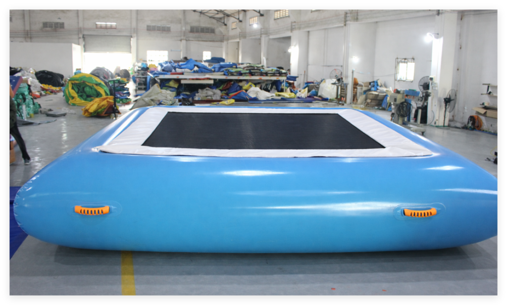 Inflatable water trampoline