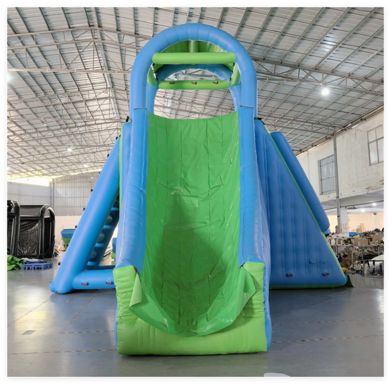 Commercial Giant Inflatable Water Slide with Climbing Wall for Aqua Park - Image 4