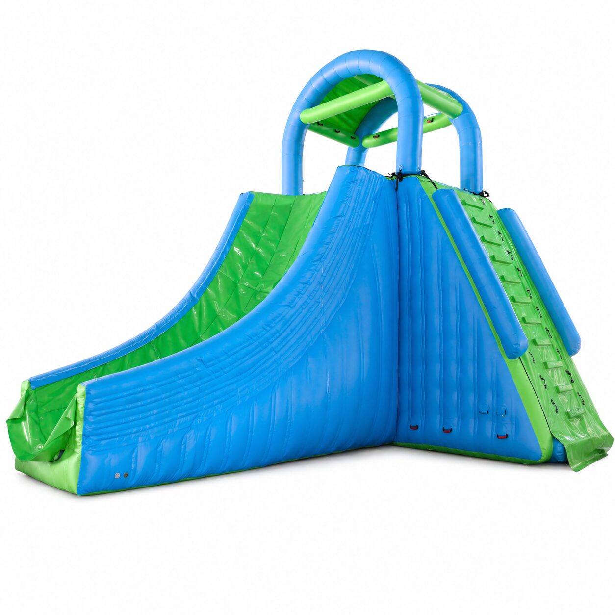 Commercial Giant Inflatable Water Slide with Climbing Wall for Aqua Park