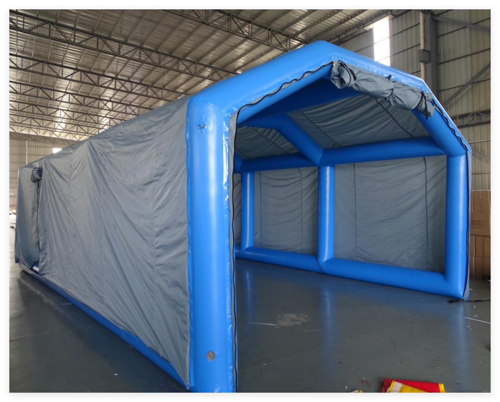 inflatable spray booth