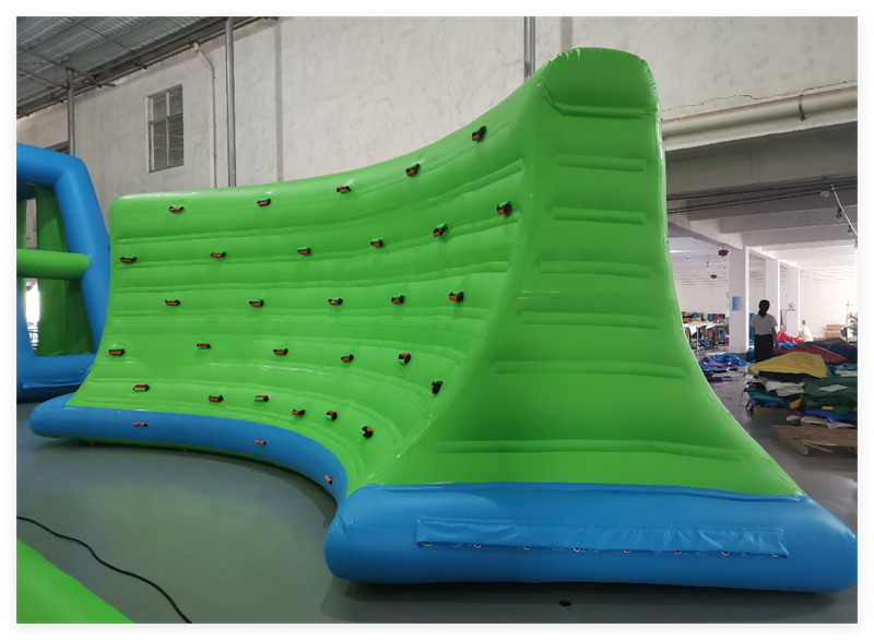 Inflatable Curved Water Climbing Wall
