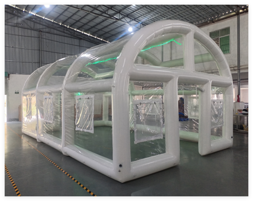inflatable pool tent enclosure
