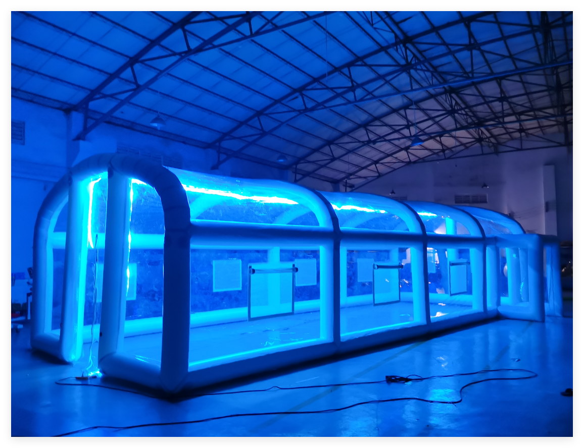 Inflatable Pool Cover Tent for Sale – Heavy Duty Waterproof PVC Pool Enclosure - Image 4