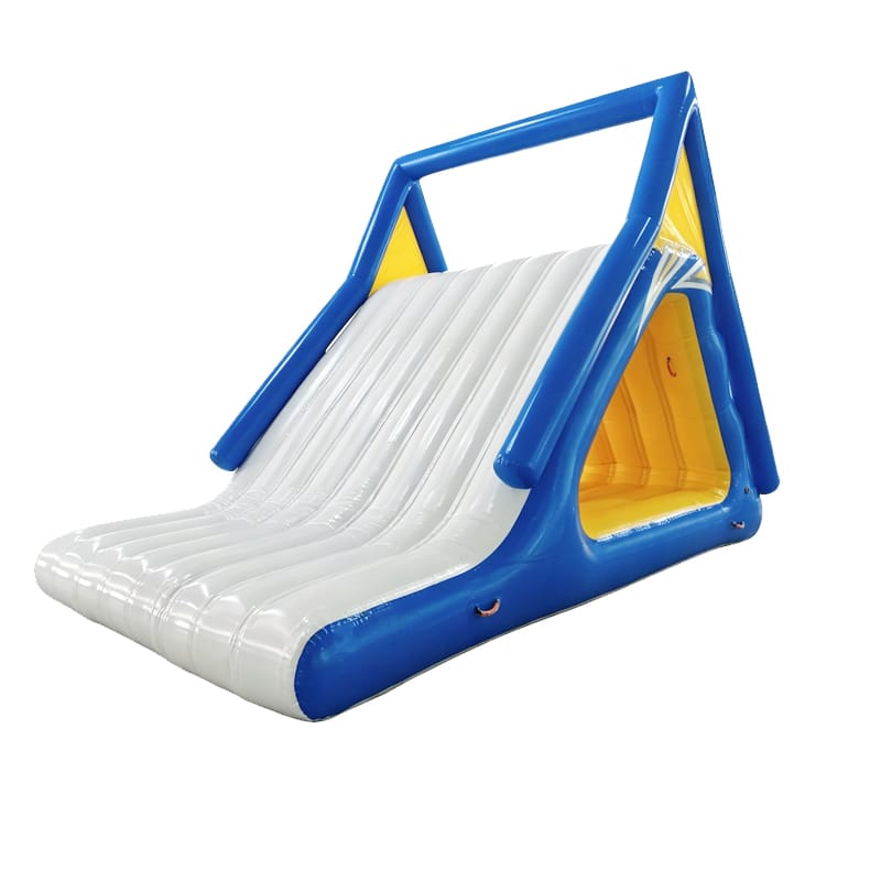 Inflatable Triangle Water Slide | Commercial Floating Water Climbing Slide Module