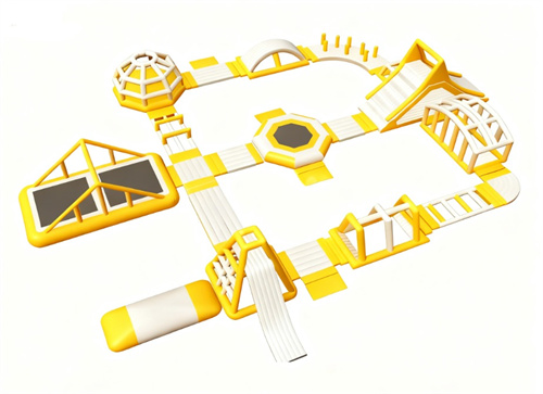 Heavy Duty 0.9mm PVC Inflatable Water Playground for Resorts WP06 - Image 3