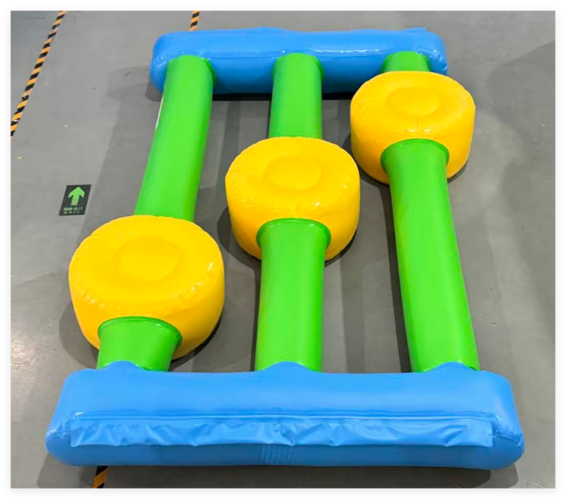 Inflatable Frog Jump for Sale – Fun Floating Jumping Module for Water Parks - Image 2