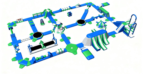 Inflatable Water Park for Adults – Commercial Floating Aqua Park WP03 - Image 3