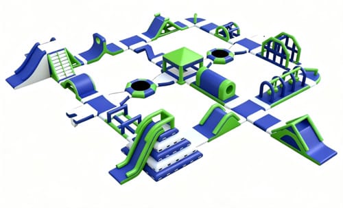Modular Aqua Obstacle Course-Commercial Grade Inflatable Floating Water Park WP05 - Image 2