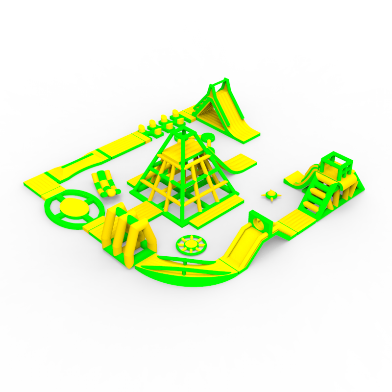 20m Small Inflatable Aqua Park - Commercial Grade Aqua Obstacle Course - Image 2