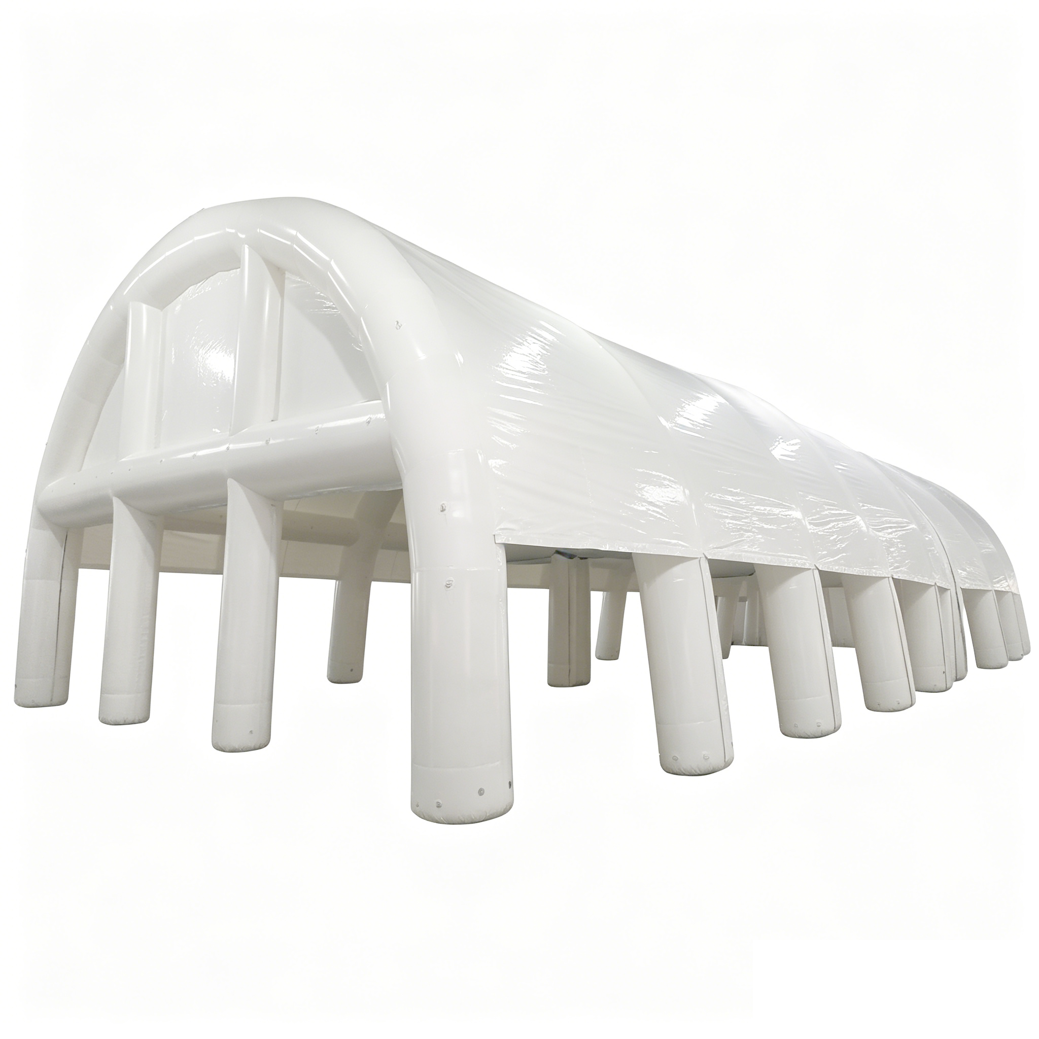 Large Inflatable Marquee Tent - Heavy Duty PVC Airtight Structure for Outdoor Events, Exhibitions & Warehousing