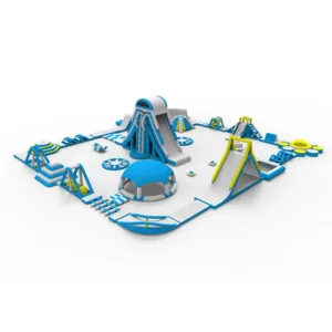Water Obstacle Course Inflatable 42×39M (Model B22-13)