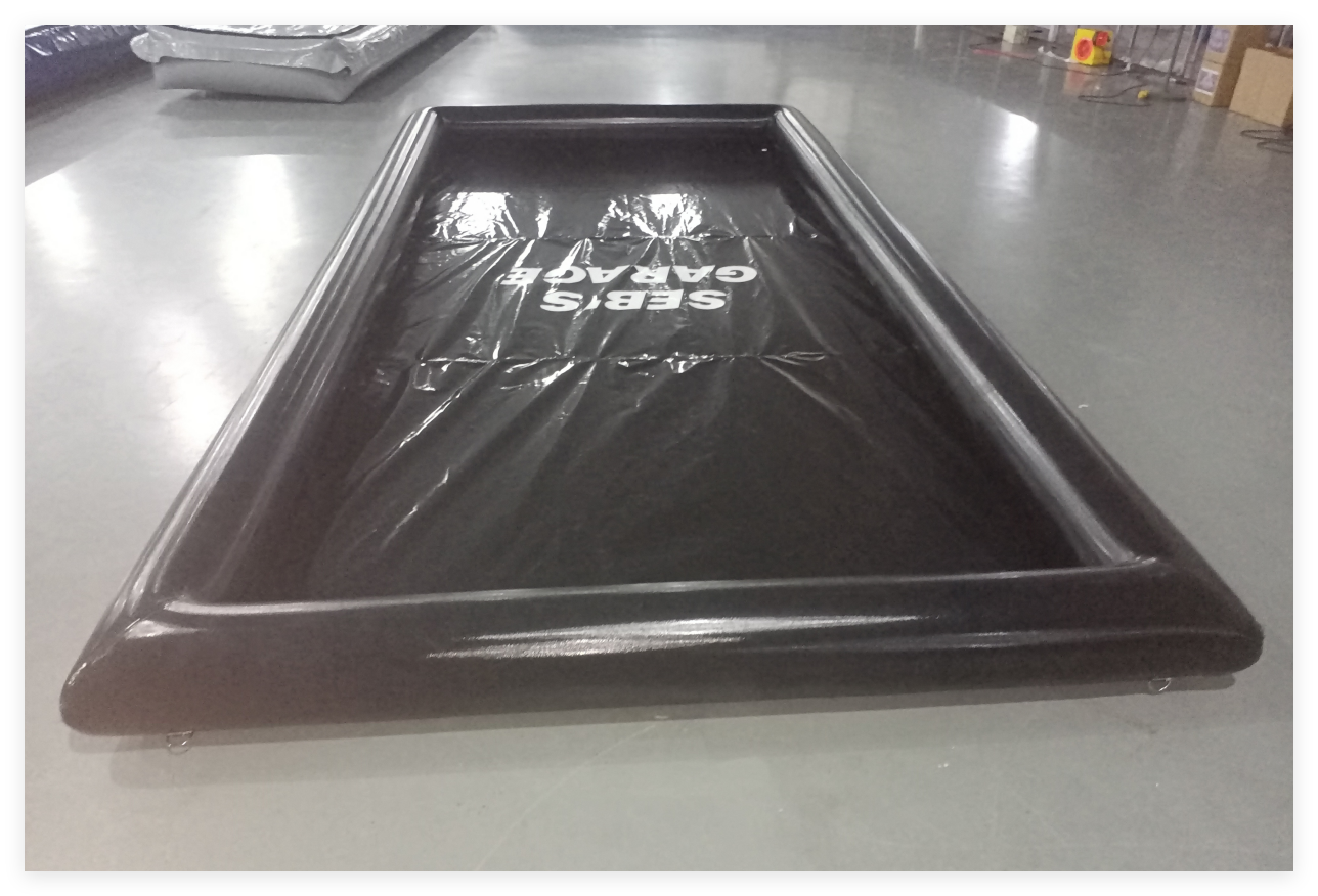 Heavy Duty Inflatable Car Wash Mat for Vehicle Cleaning & Maintenance | Portable Containment Wash Pad - Image 2