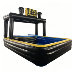 Inflatable Pool Bar with Swimming Area for Backyard Party & Outdoor Entertainment