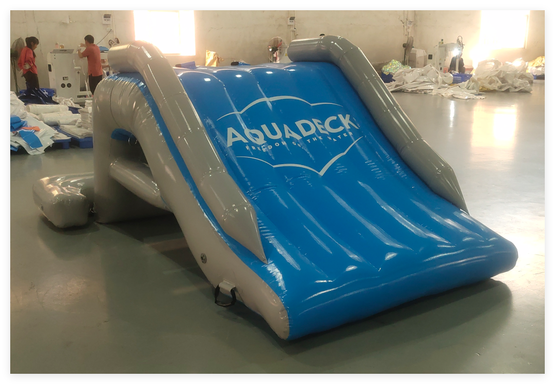 Inflatable Pool Slide for Backyard Swimming Pools | Compact Shore-Mounted Water Slide - Image 3
