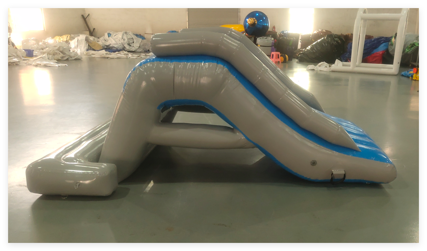 Inflatable Pool Slide for Backyard Swimming Pools | Compact Shore-Mounted Water Slide - Image 4