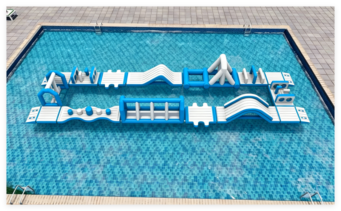 Swimming Pool Obstacle Course – Inflatable Water Adventure Game for Kids & Adults - Image 4