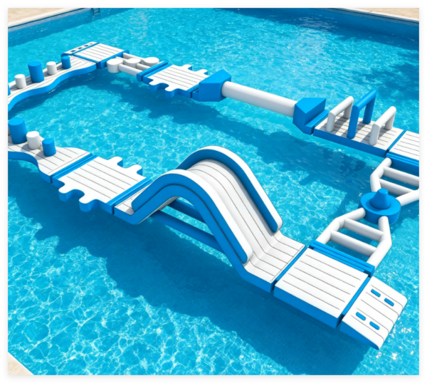 Water Obstacle Course for Pool | Floating Aqua Challenge