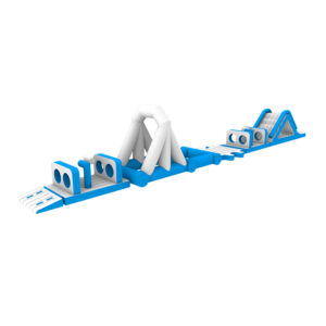 sealed modular pool obstacle course