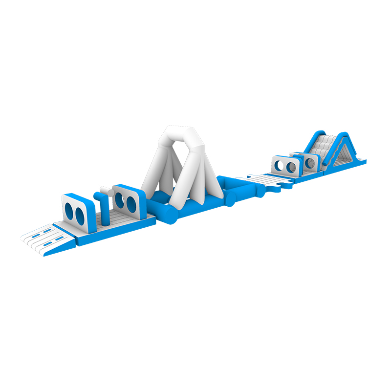 Pool Fun Sealed Modular Obstacle Courses | Commercial Inflatable Pool Obstacle Course for Water Parks