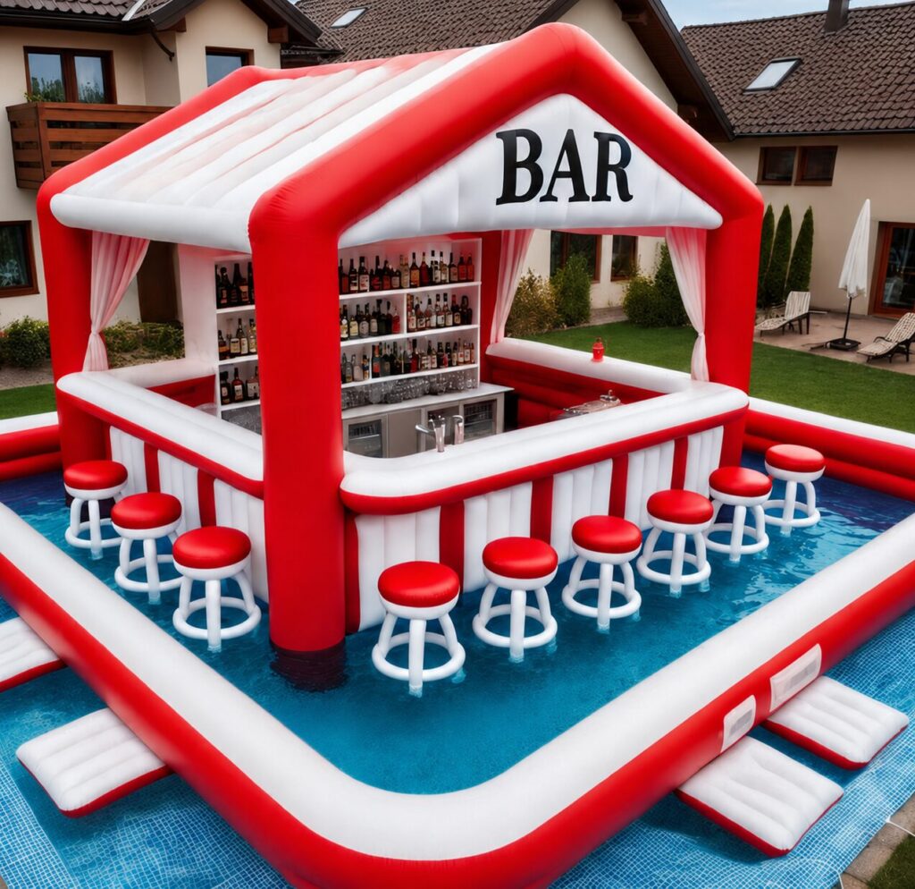 inflatable pool bar for adults