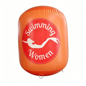 Custom Cylindrical Buoy | 0.6–0.9mm PVC Tarpaulin Marine Marker Buoy with Logo Printing