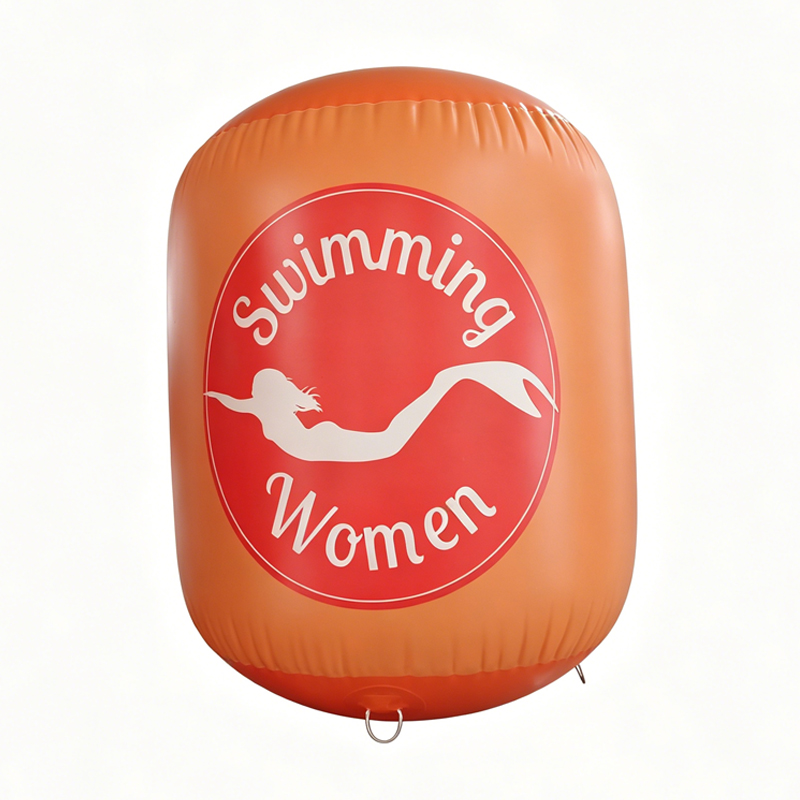 Custom Cylindrical Buoy | 0.6–0.9mm PVC Tarpaulin Marine Marker Buoy with Logo Printing