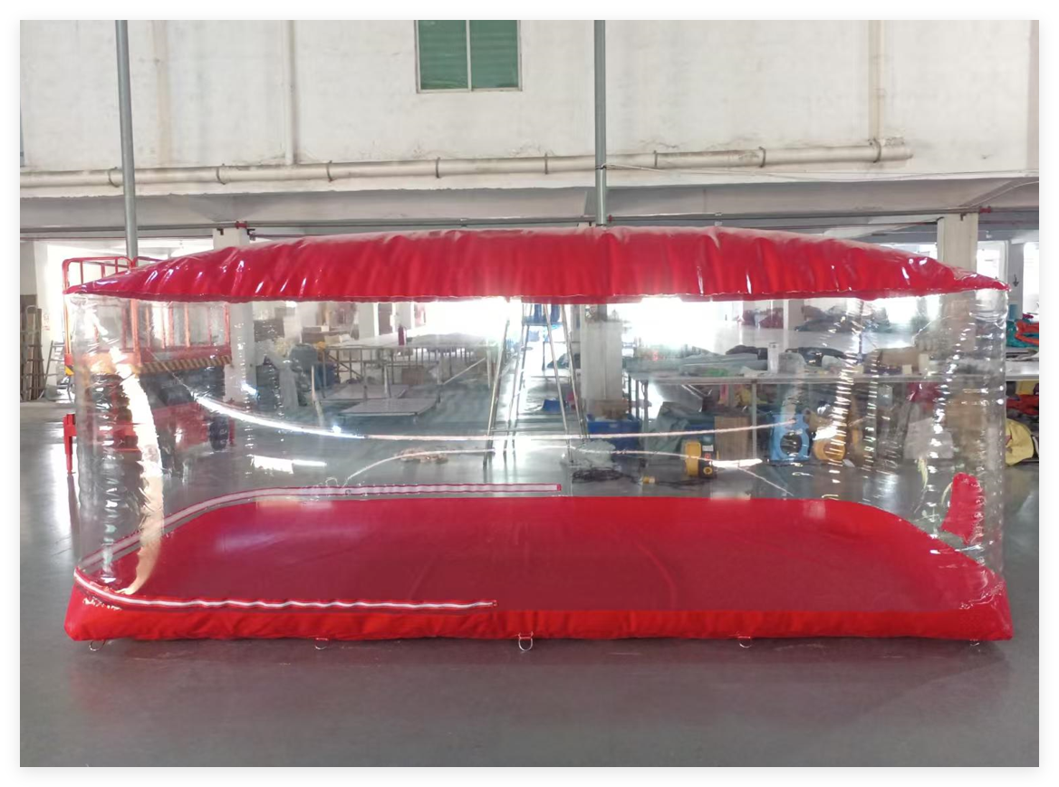 Transparent PVC Inflatable Car Bubble Garage Tent – Airtight Inflatable Car Cover for Indoor & Outdoor Vehicle Protection Storage - Image 2