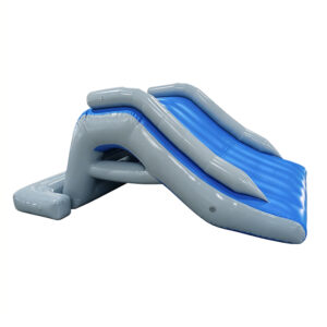 Inflatable Pool Slide for Backyard Swimming Pools | Compact Shore-Mounted Water Slide