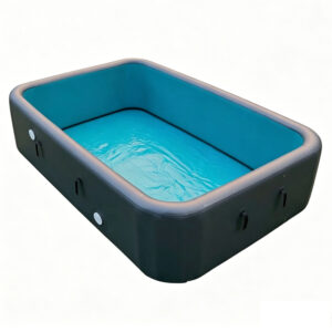 Custom DWF Inflatable Pool for Backyard Swimming | Durable Rectangular Drop Stitch Pool Premium DWF Inflatable Pool for Family Backyard Fun