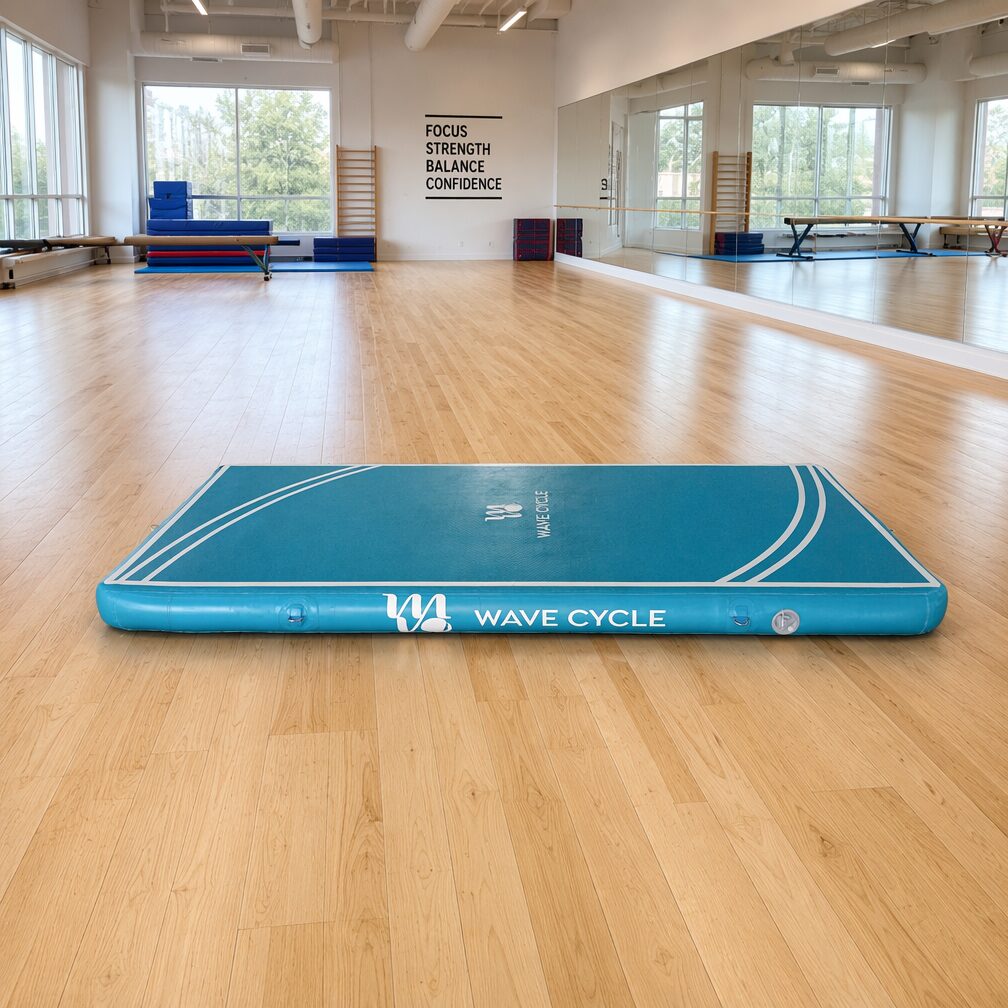 Custom Inflatable Water Yoga Mat Floating Fitness Board - Image 4