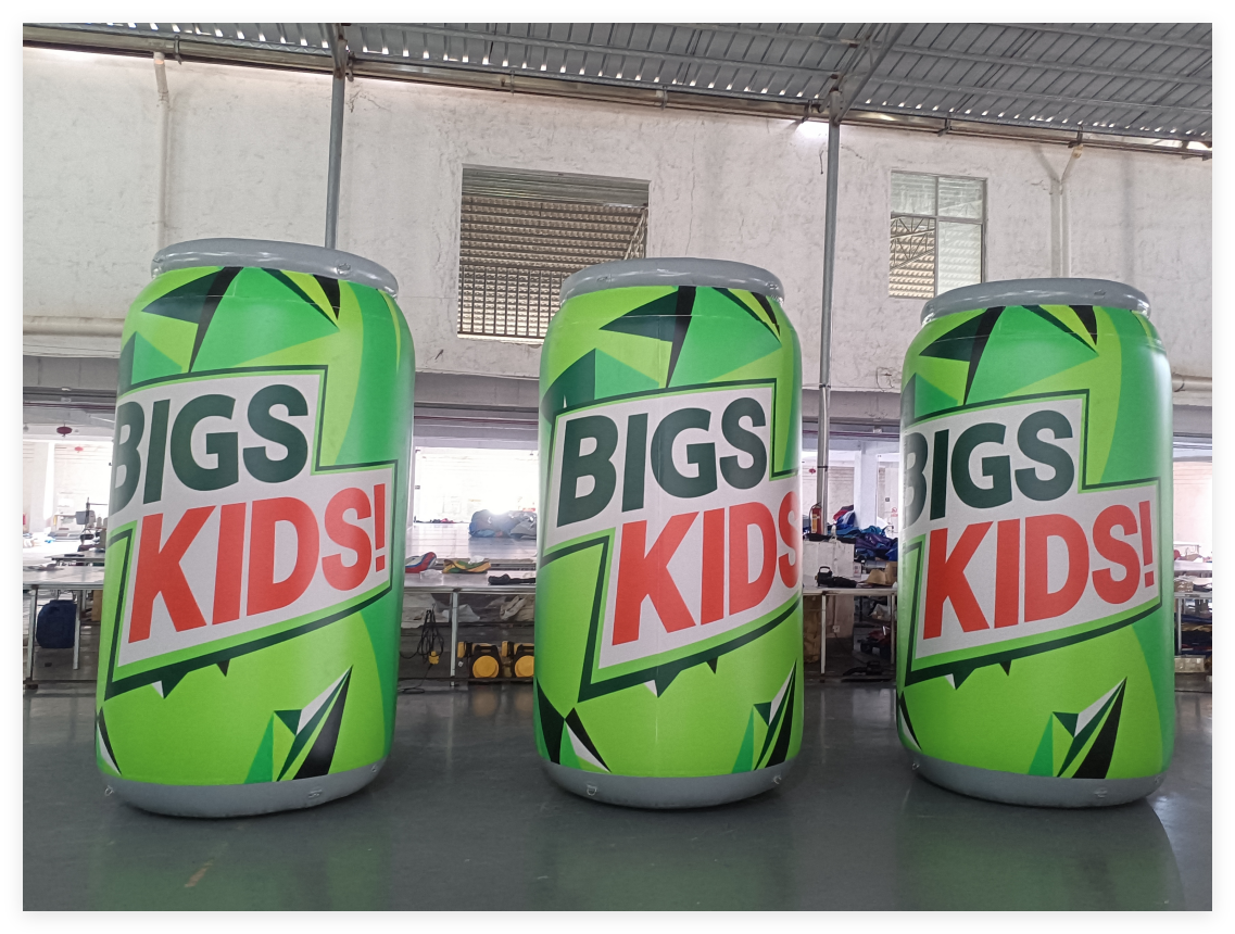 Custom Giant Sealed Inflatable Can for Brand Promotion and Advertising - Image 2