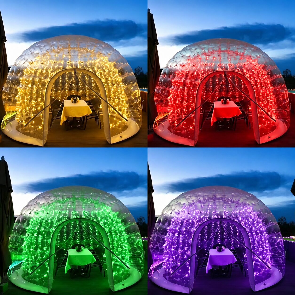 Clear Inflatable Igloo Dome Tent For Party Camping - Image 4