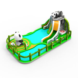 Inflatable Panda Land Water Park LWP03