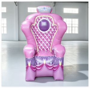 Princess Inflatable Throne Chair