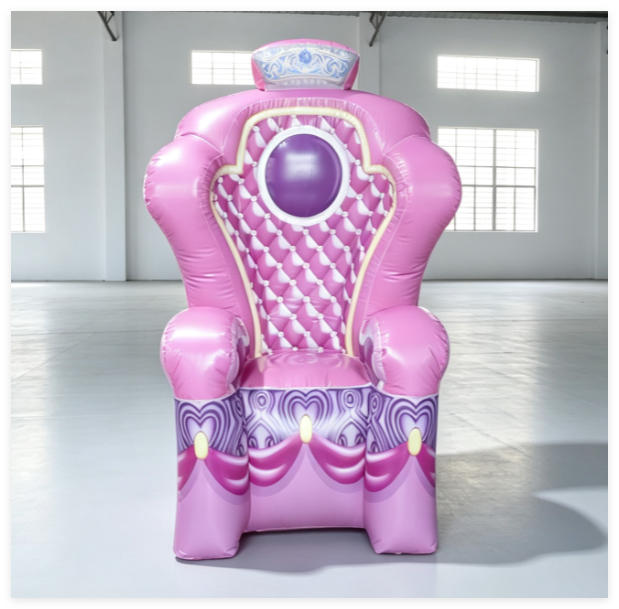 Custom Princess Inflatable Throne Chair - Image 2