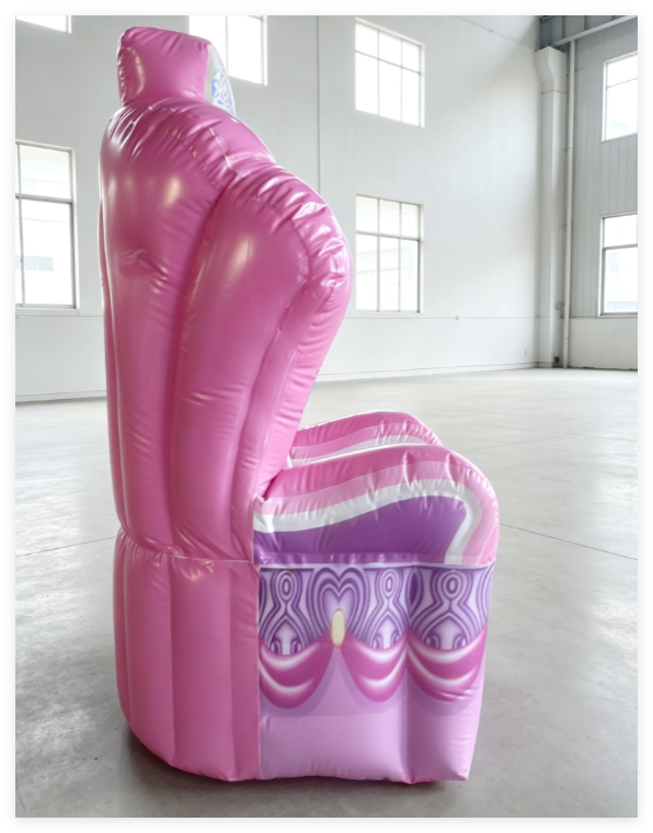 Custom Princess Inflatable Throne Chair - Image 3
