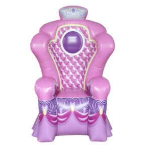 Custom Princess Inflatable Throne Chair
